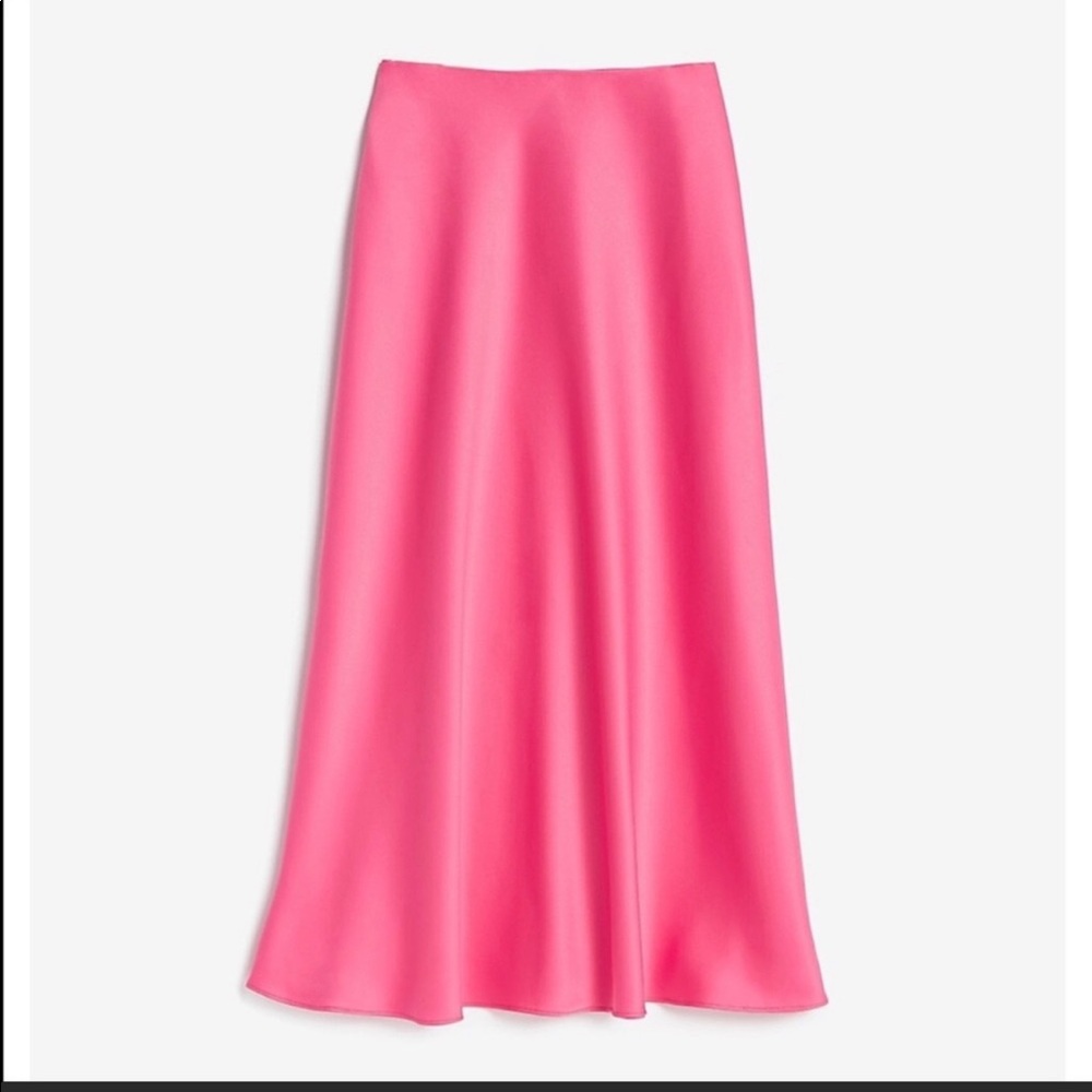 ASOS Pink Satin Skirt
